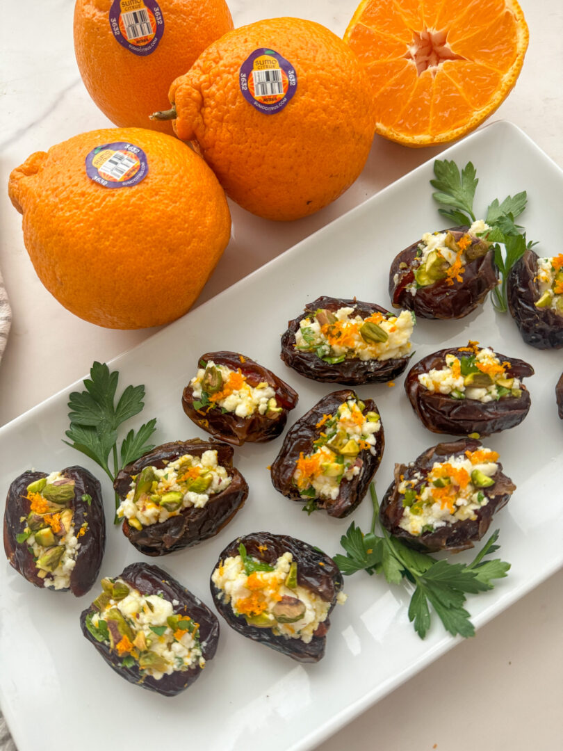 Sumo Citrus Feta Stuffed Dates - Sumo Citrus