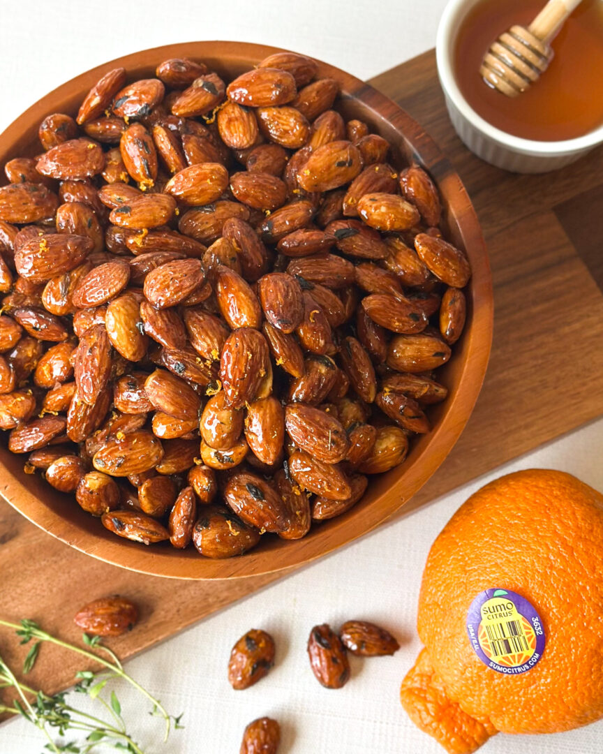 Sumo Citrus and Thyme Honey Roasted Almonds - Sumo Citrus